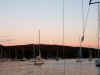 The moonrise over Bucks Harbor