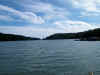 Looking our from the inner part of the cove towards the anchorage outside, beyond the narrows