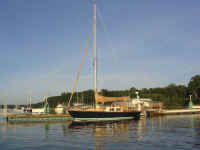 Glissando at the PYC dock at about 0630 on Monday.