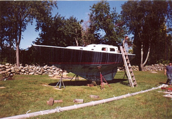 Triton 30 arrives in South Dartmouth, sometime in 2000